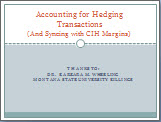 Accounting for Hedging Thumbnail
