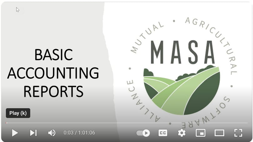 Basic Accounting Reports YouTube
