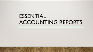 Essential Accounting Reports